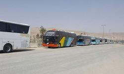 الدفعة الثانية من مهجري حرستا في طريقها إلى إدلب